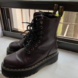 Dr. Martens Jadon Boot Smooth Leather Platforms